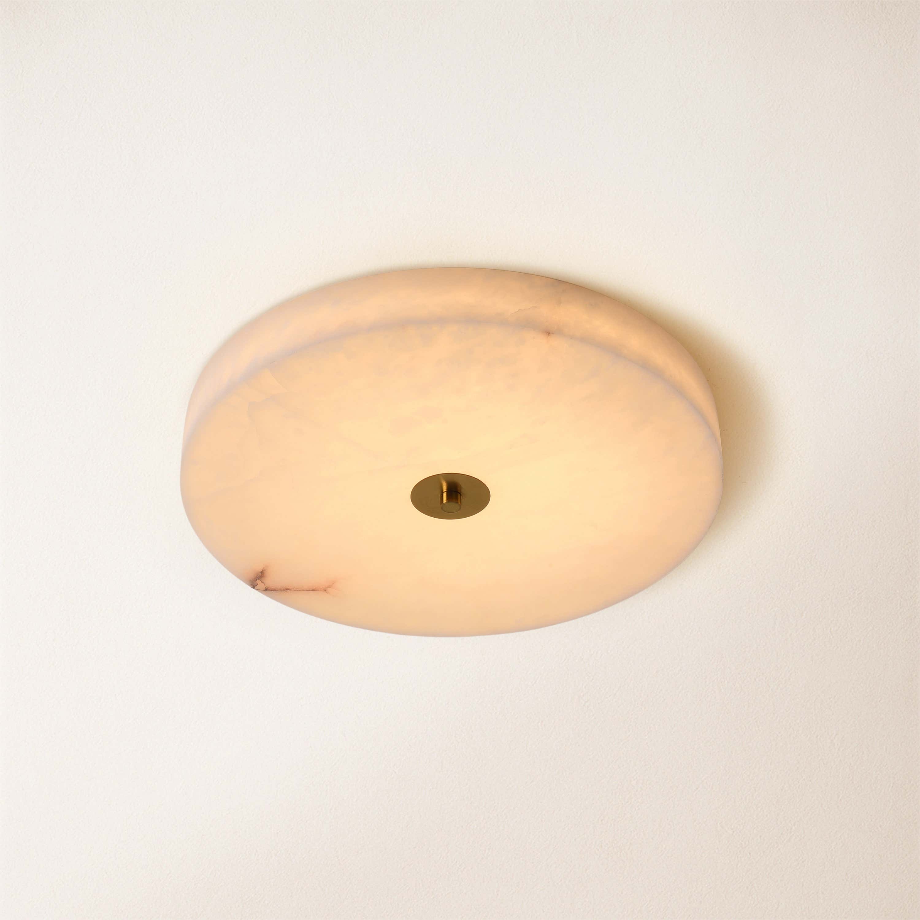 Cora Alabaster Ceiling Light 11.8"D