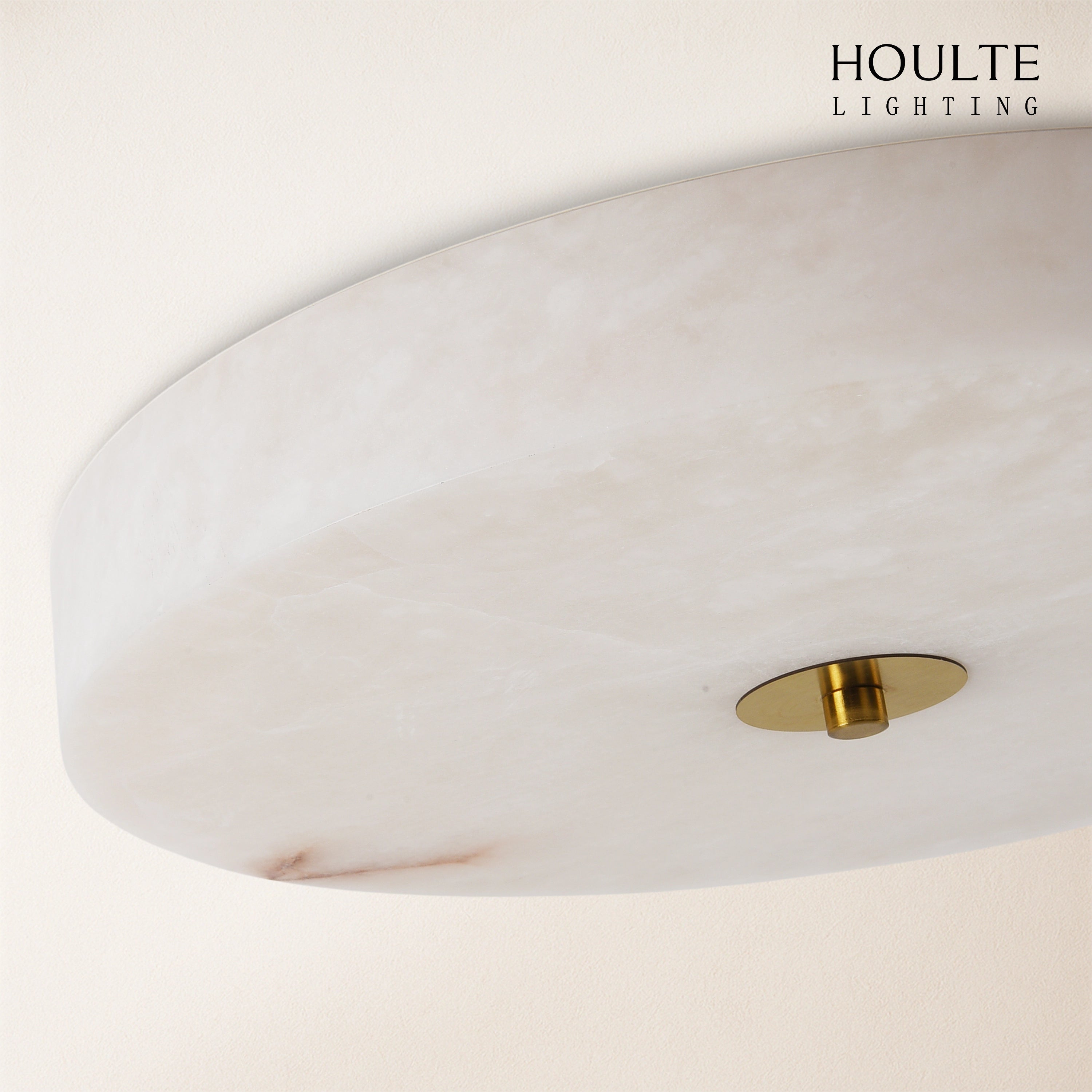 Cora Alabaster Ceiling Light 15.7"D