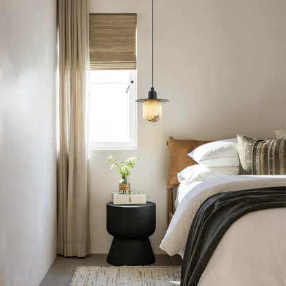 Bloom Alabaster Grace Pendant 6" H