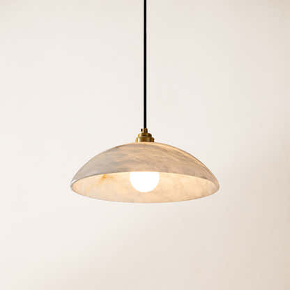 Dadaly Alabaster Modern Small Art Pendant 20"D