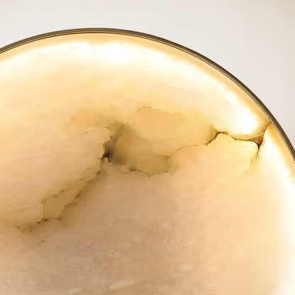 Mintreux Terre Sve Alabaster Wall Sconce 8''D