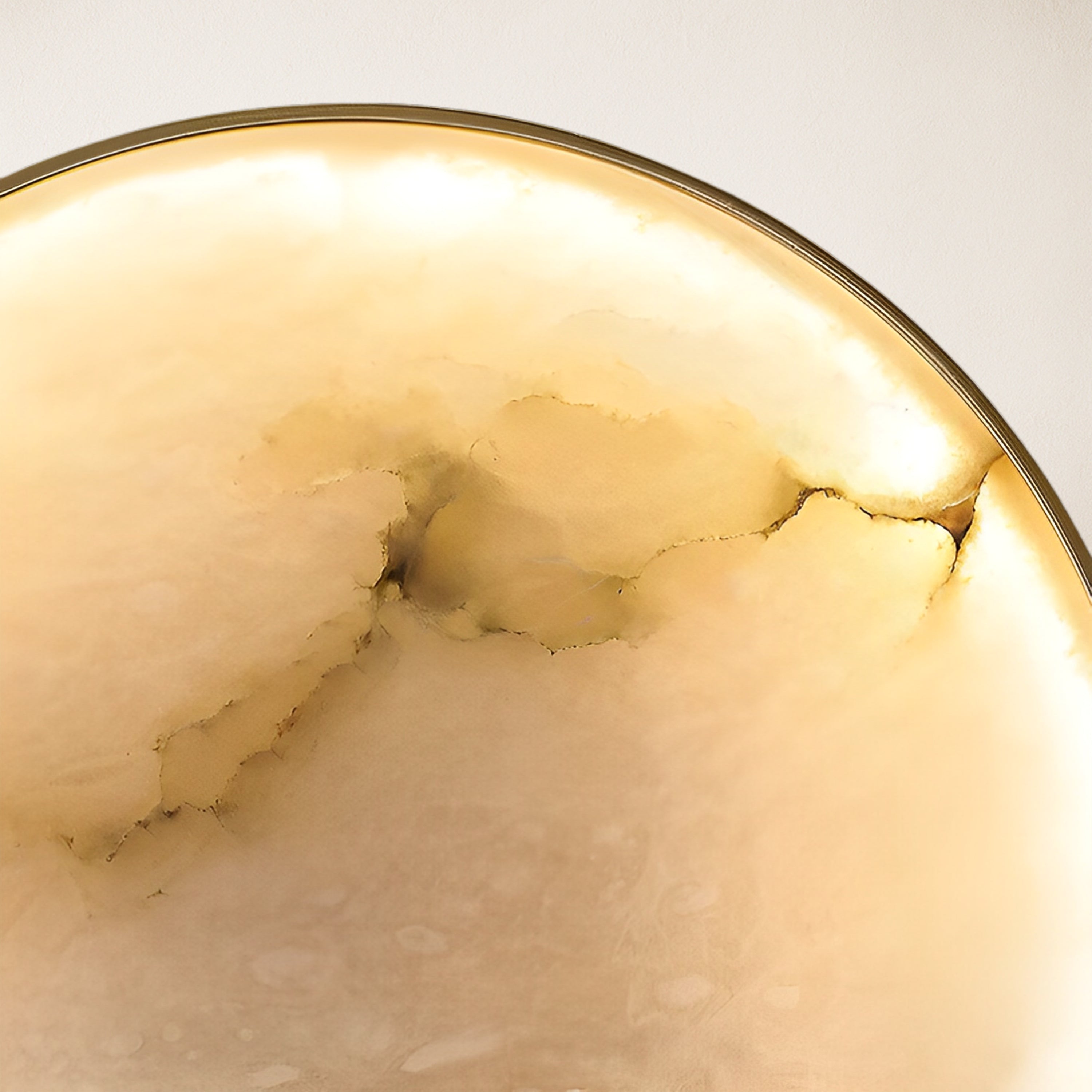 Mintreux Terre Sve Alabaster Wandleuchte 8''D