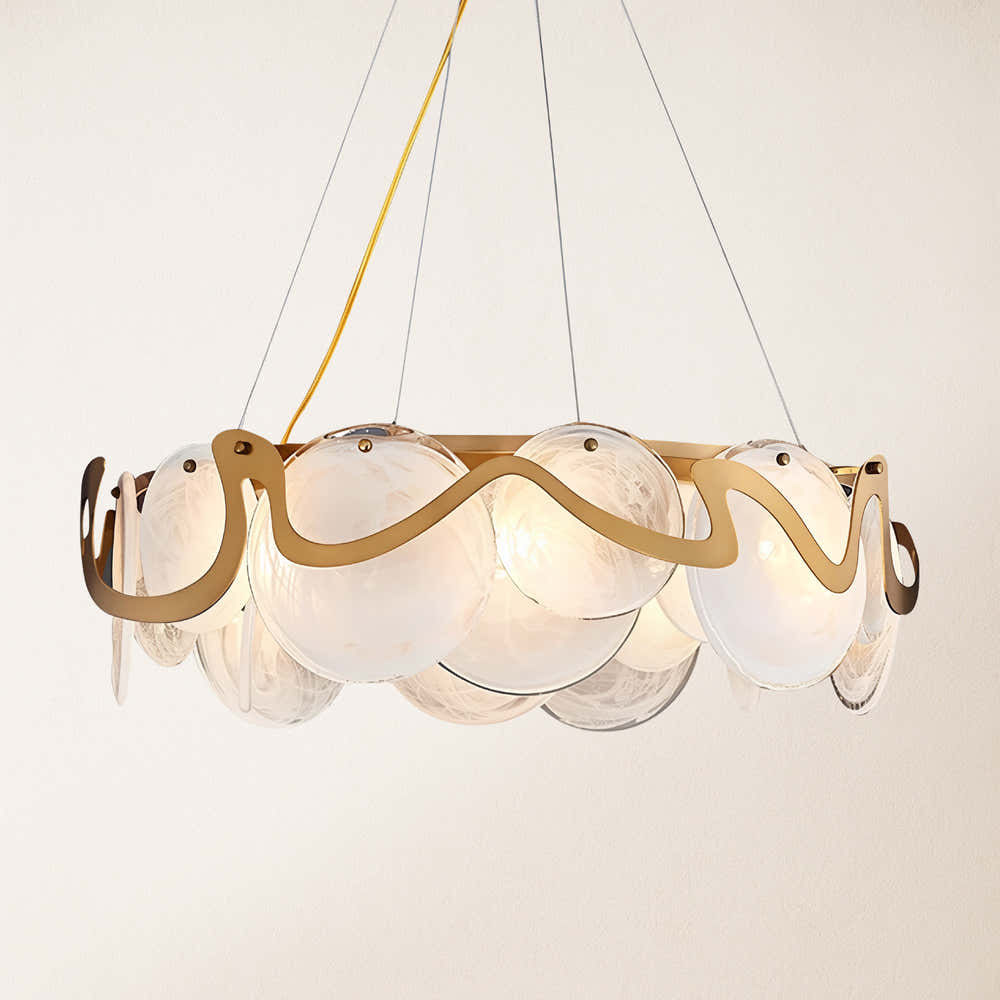 Avenor Ambient Glass Round Chandelier