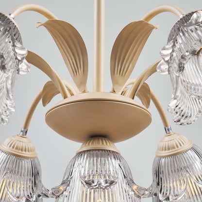 GlowMuse Crystal Round Chandelier 27"