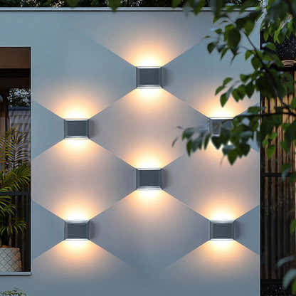 Moderne minimalistische wasserdichte LED-Wandleuchte für den Außenbereich Villa Courtyard Garden