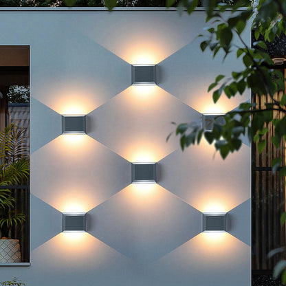 Moderne minimalistische wasserdichte LED-Wandleuchte für den Außenbereich Villa Courtyard Garden