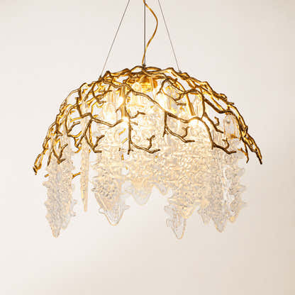 Aurevia Dome Glass Chandelier