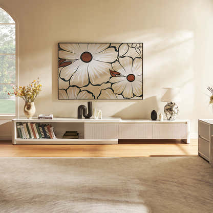 Celia Burnt Stone Media Console 71"
