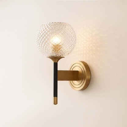 Telara Lattice Glass Wall Sconce