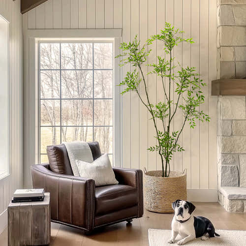 Künstlicher Nandina-Baum, 210 cm hoch