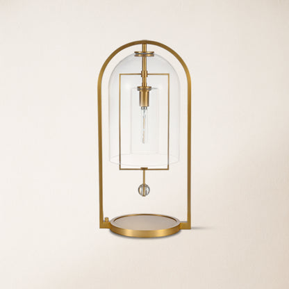 Bellhop Vintage Glass Table Lamp 21"H