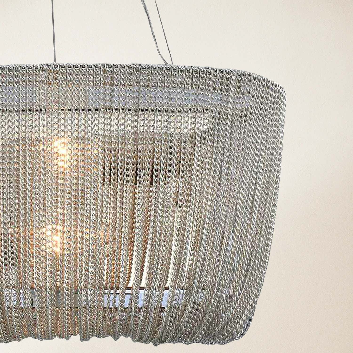 Teresa Cadena Chain Tassel Chandelier 31"D