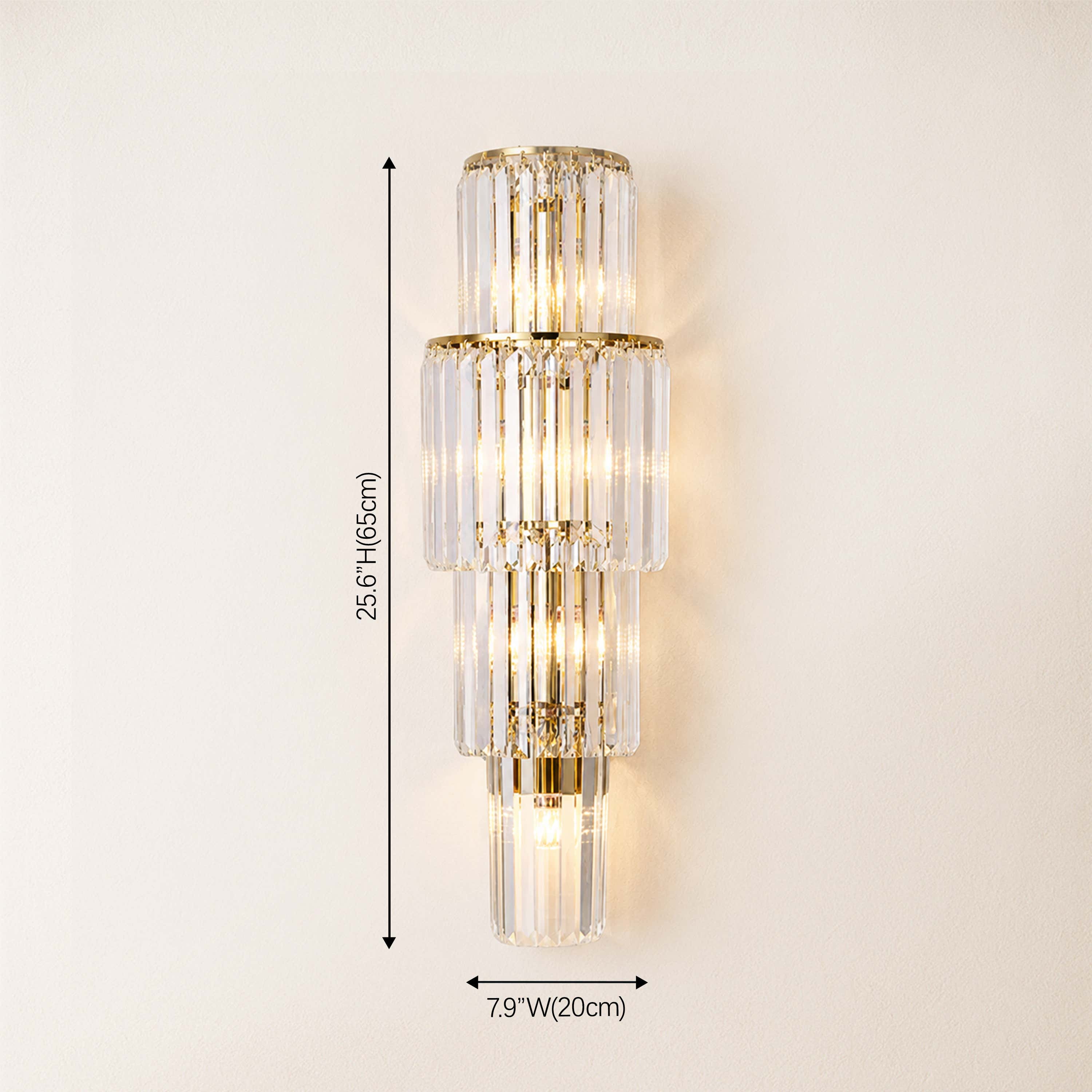 Elira Crystal Wall Lamp
