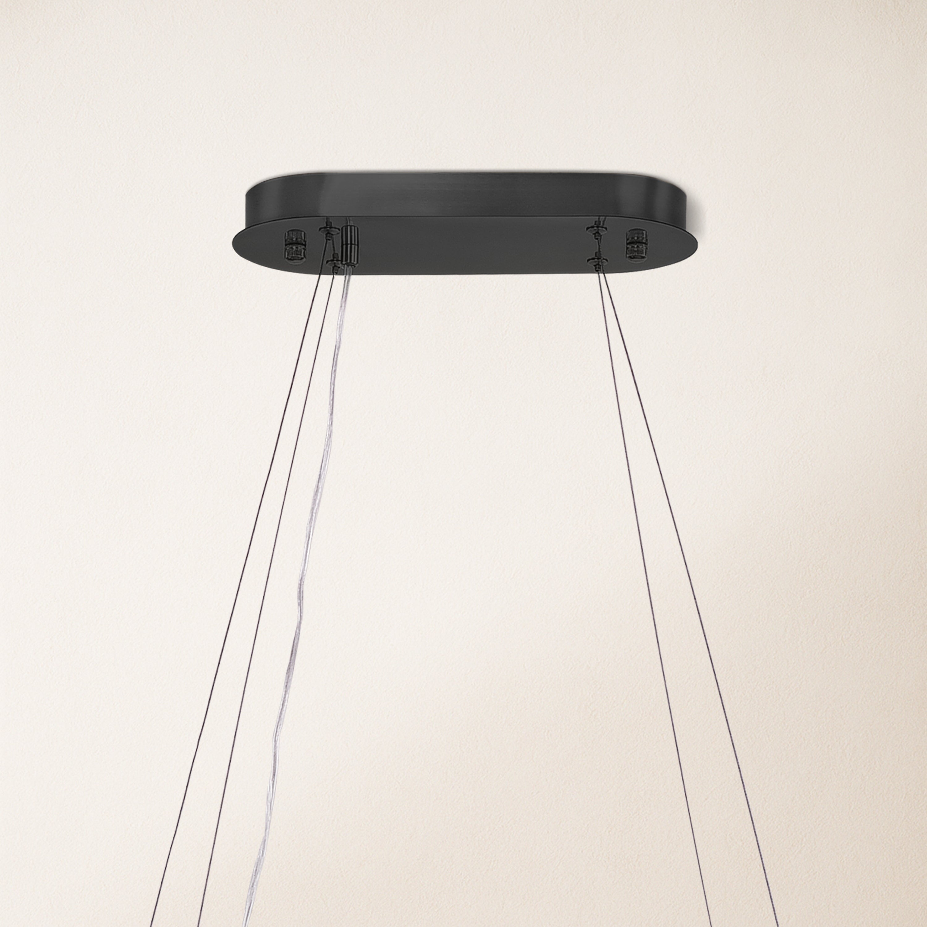 Ovaler Kronleuchter Sawyer Alabaster, 40 Zoll