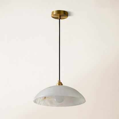 Dadaly Alabaster Moderner kleiner Kunstanhänger 16"D