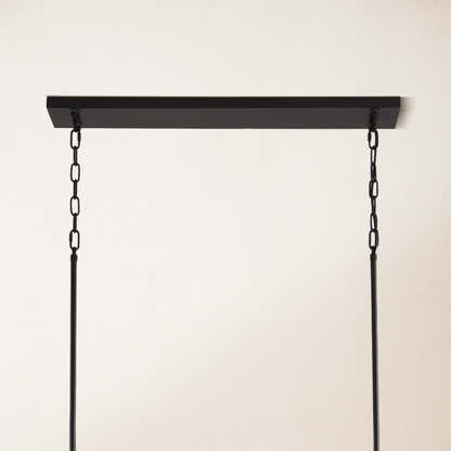 Ethereal Radiance Rechteckiger Kristall-Kronleuchter, 109,2 cm lang