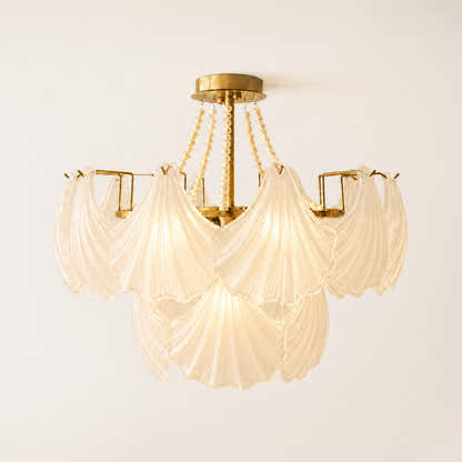 Marivelle Glass Shell Pendant