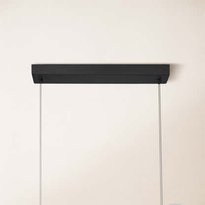 Nocturne Alabaster Rectangular Chandelier 48"