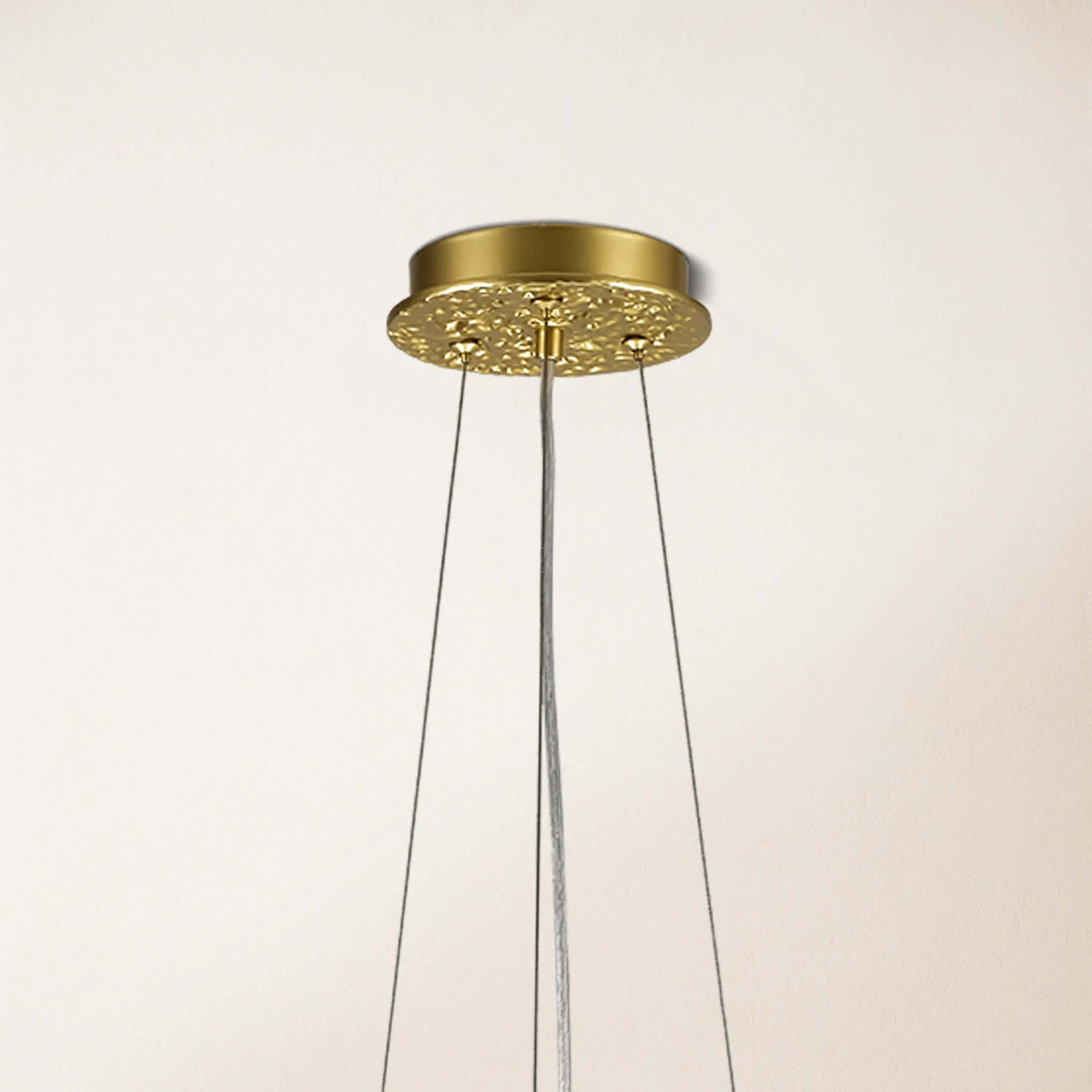 Frostleaf Kristallzweig-Halo-Kronleuchter, 122 cm Durchmesser