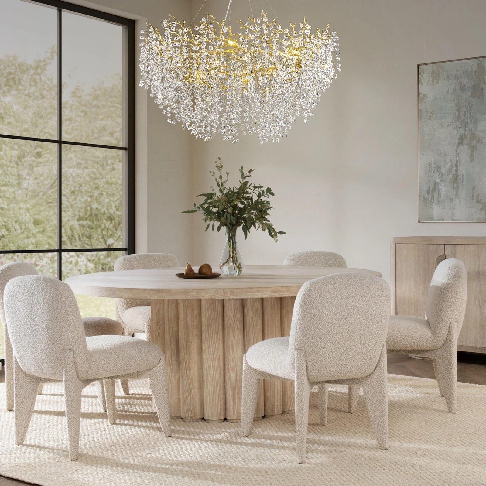 Lustre Branches Runder Kronleuchter 48"