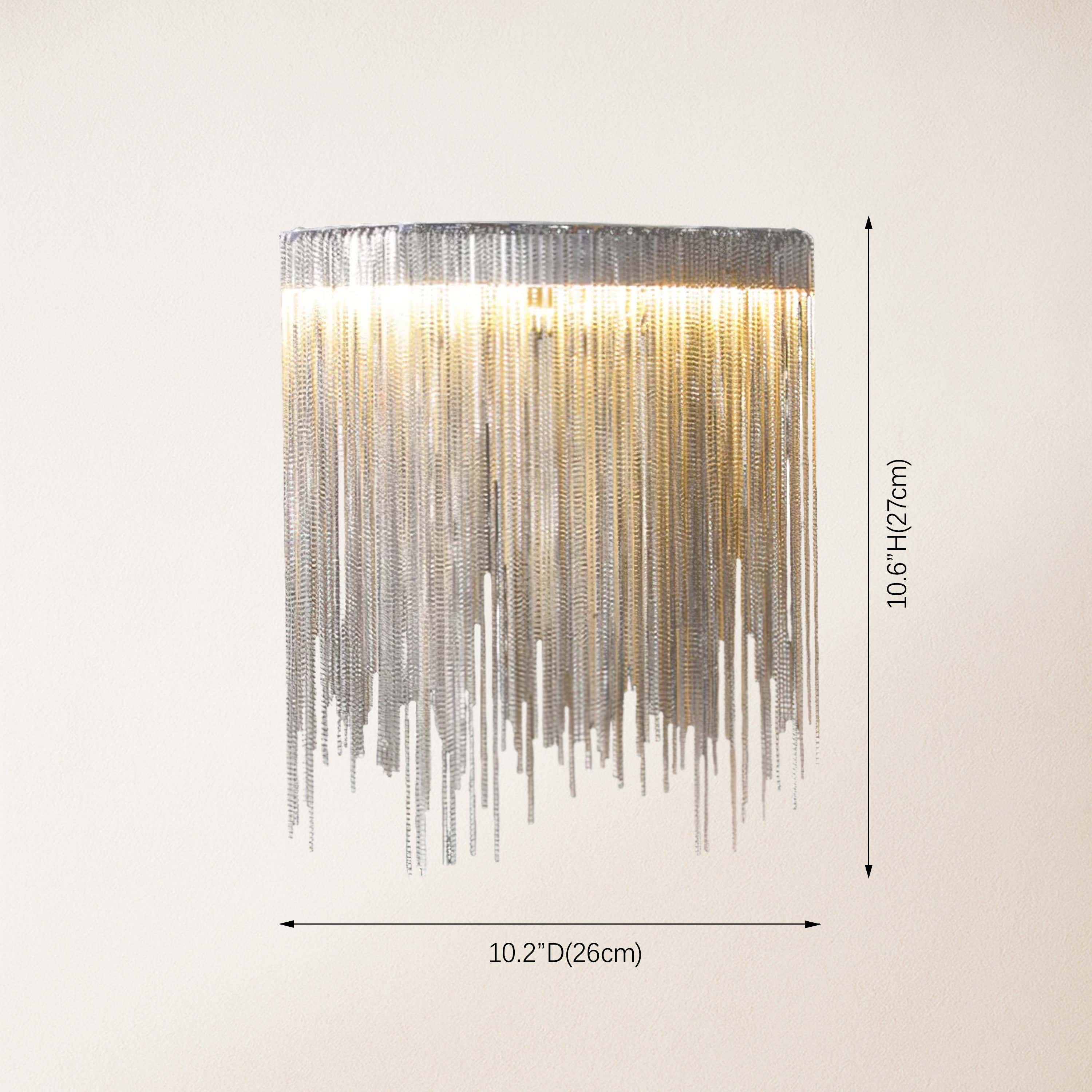 Teresa Cadena Tassel Wall Sconce 10"