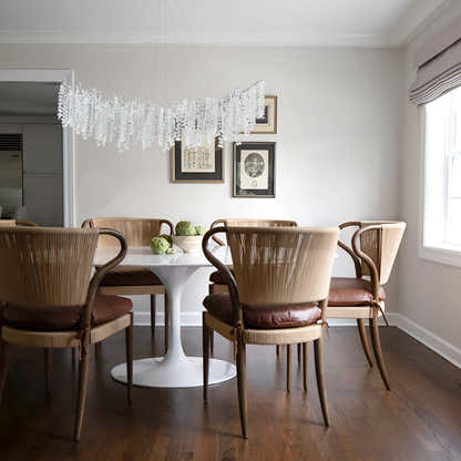 Shiro Noda Crystal Tree Branch Linear Chandelier 72"W#Finish_Silver