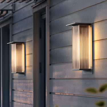 Rechteckige wasserdichte LED 3w moderne Outdoor Solar Wandleuchten Beleuchtung