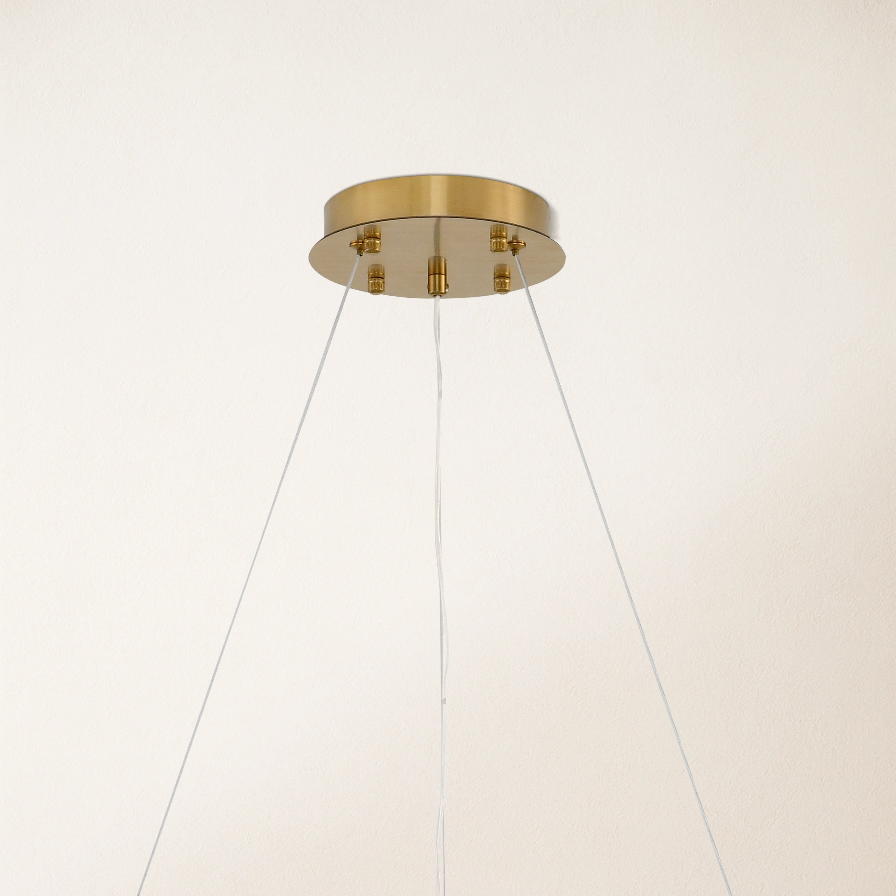 Runder Kronleuchter aus Vetro-Prismenkristall, 80 cm Durchmesser