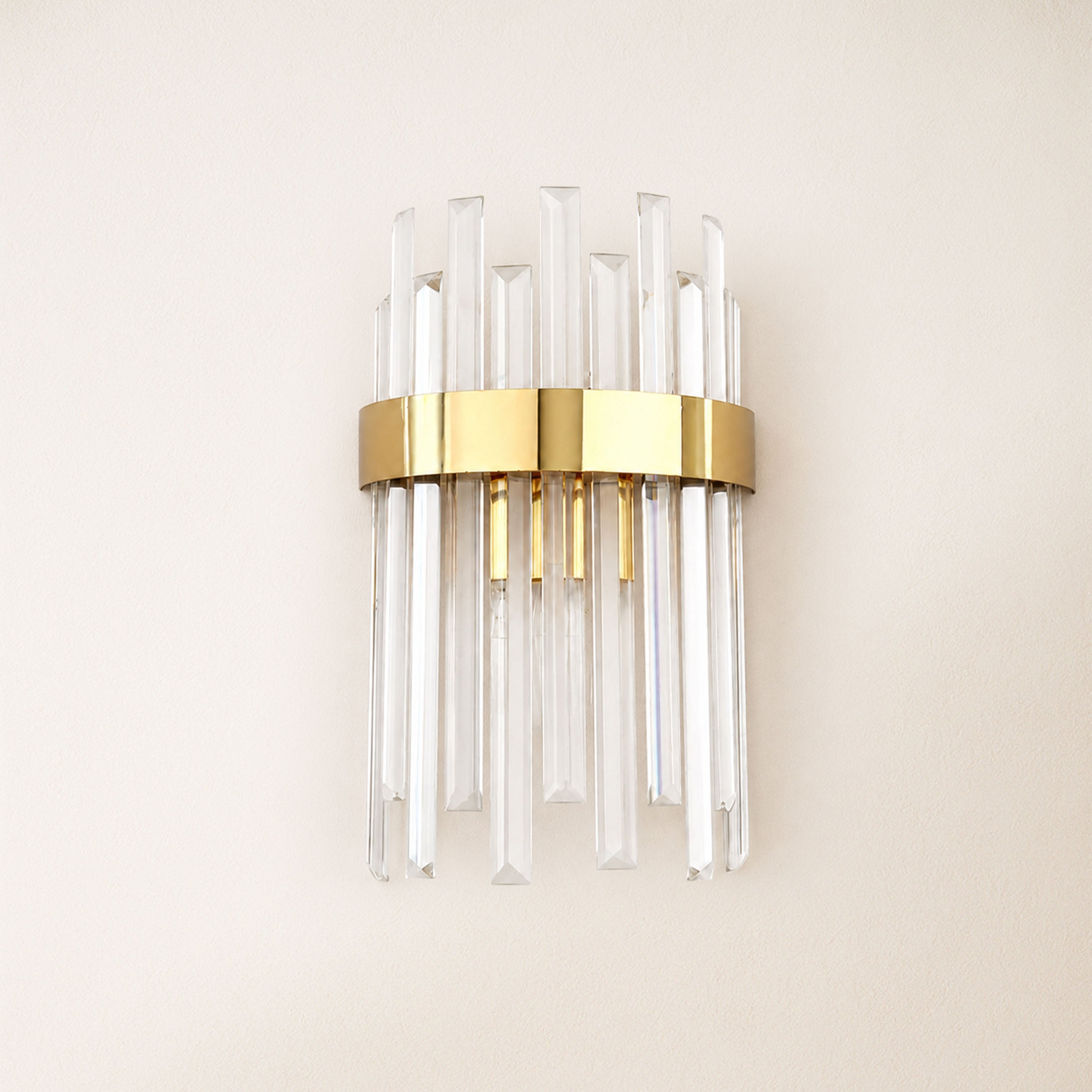 Oryana Crystal Icicle Wall Sconce 7.9