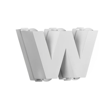 N/V/W Buchstaben Kreative wasserdichte moderne LED-Außenwandleuchte