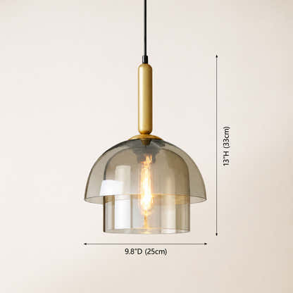 Velorien Glass Tiered Pendant Light