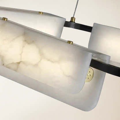 Deli Alabaster Chandelier 24″D