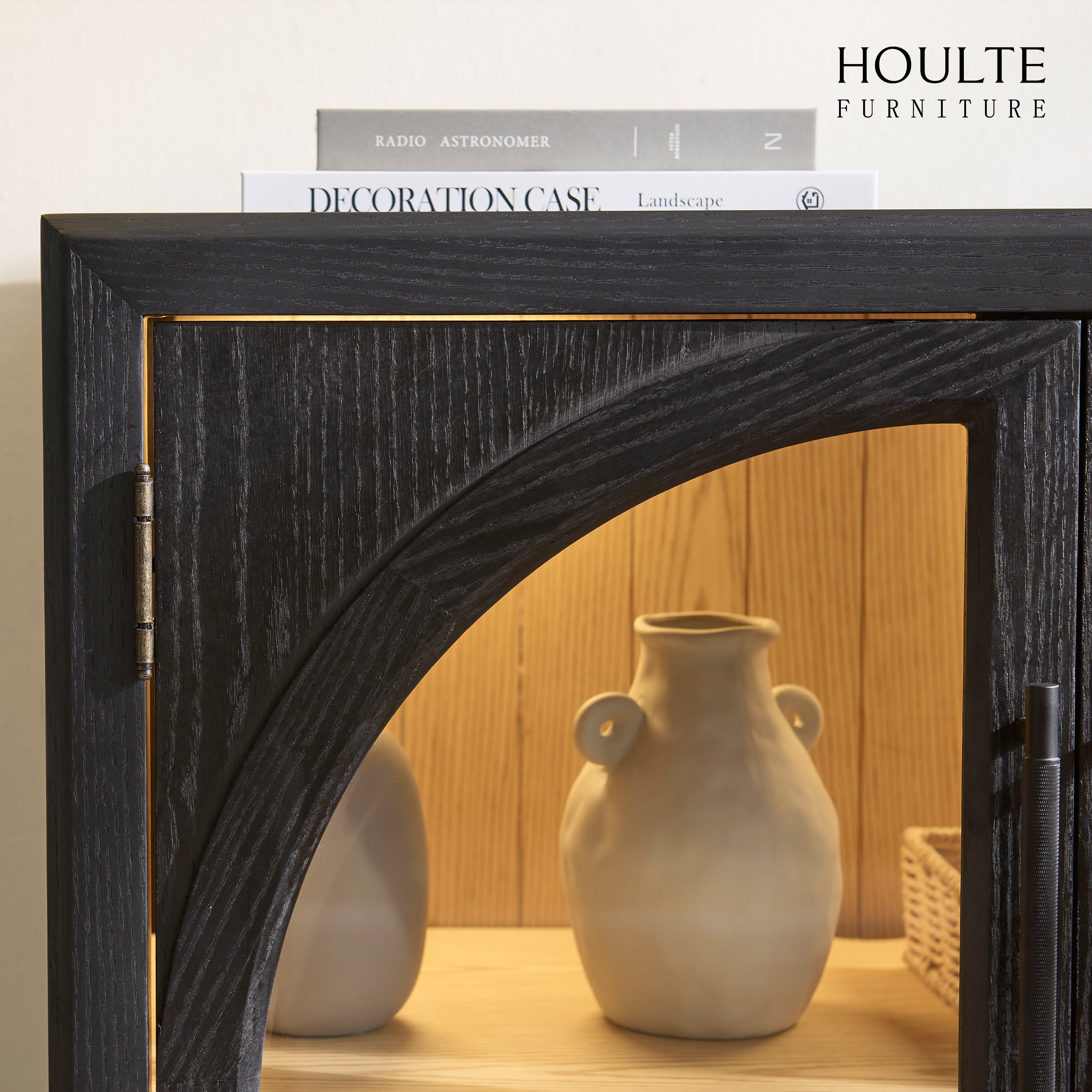 Alvar Arched 157.5″ Oak Modular Media Console(Set of 5)
