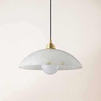 Dadaly Alabaster Moderner kleiner Kunstanhänger 16"D