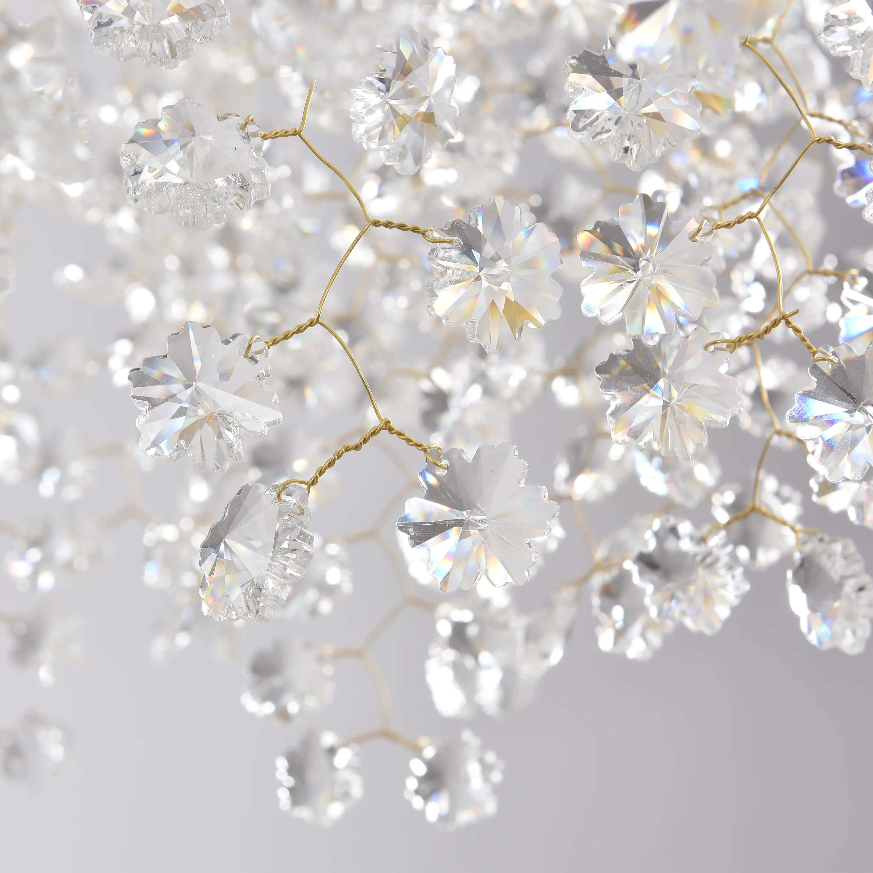 Lustre Branches Crystal Rectangular Chandelier 55"W