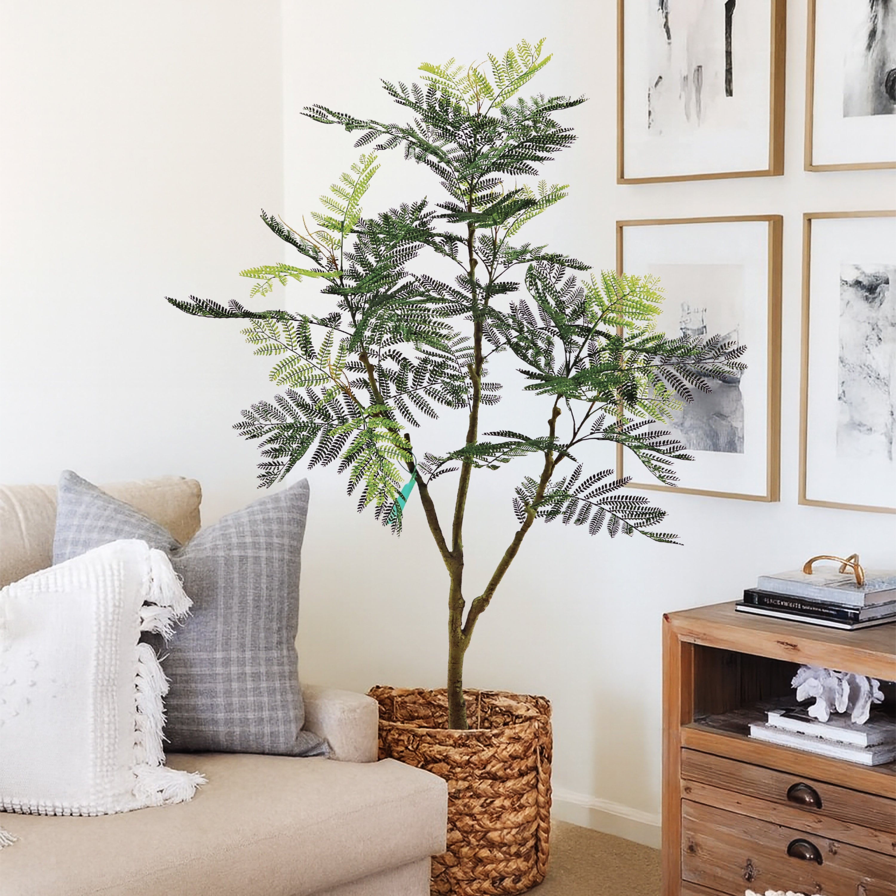 Künstlicher Jacaranda-Baum, 130 cm hoch