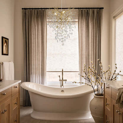 Frostleaf Crystal Grand Cascade Branches Kronleuchter 53cm D