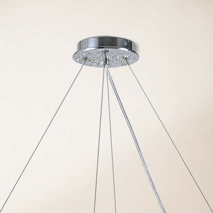 Frostleaf Kristall-Kaskaden-Baumzweig-Linear-Kronleuchter 55"