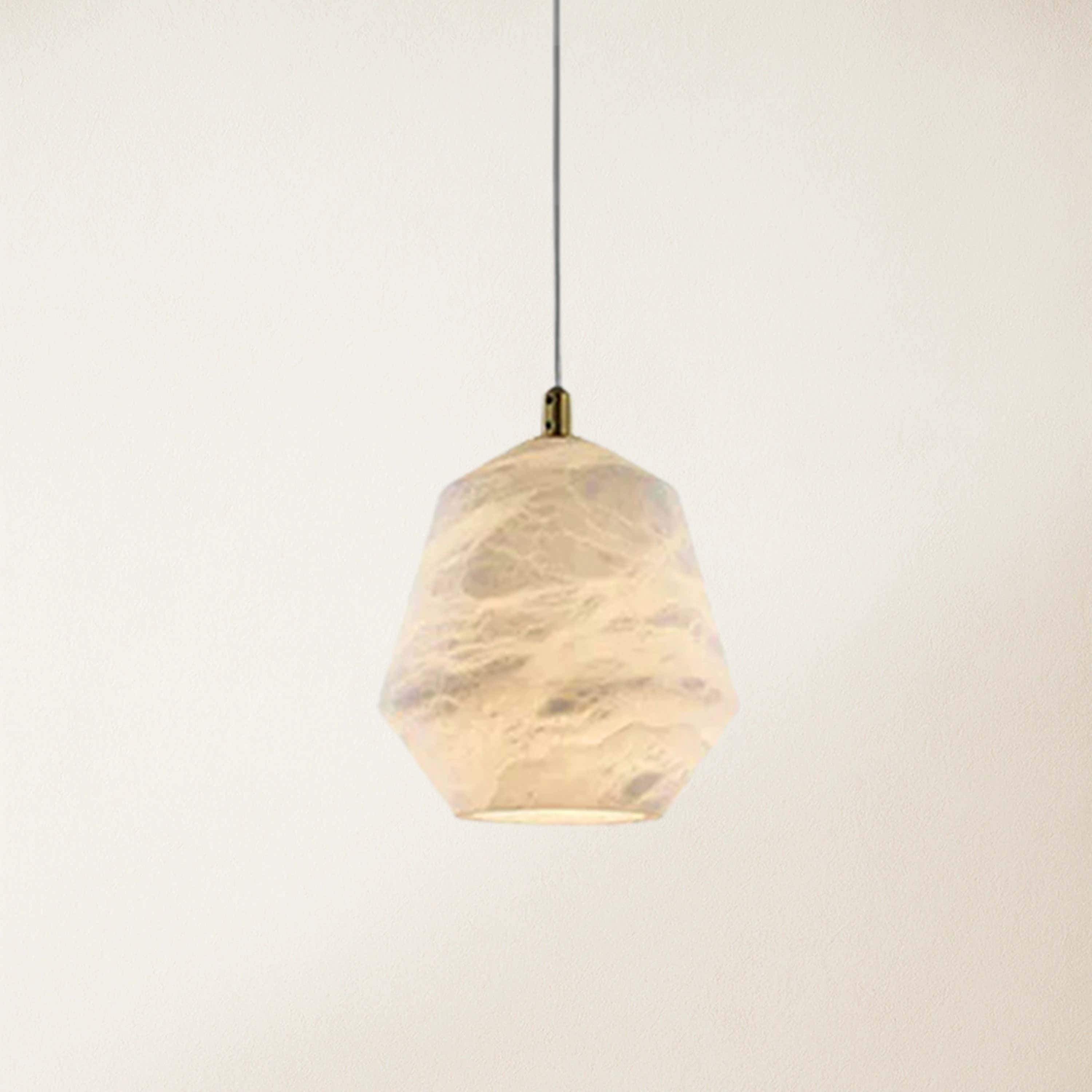 Bloom Alabaster Cascade Bell Pendant