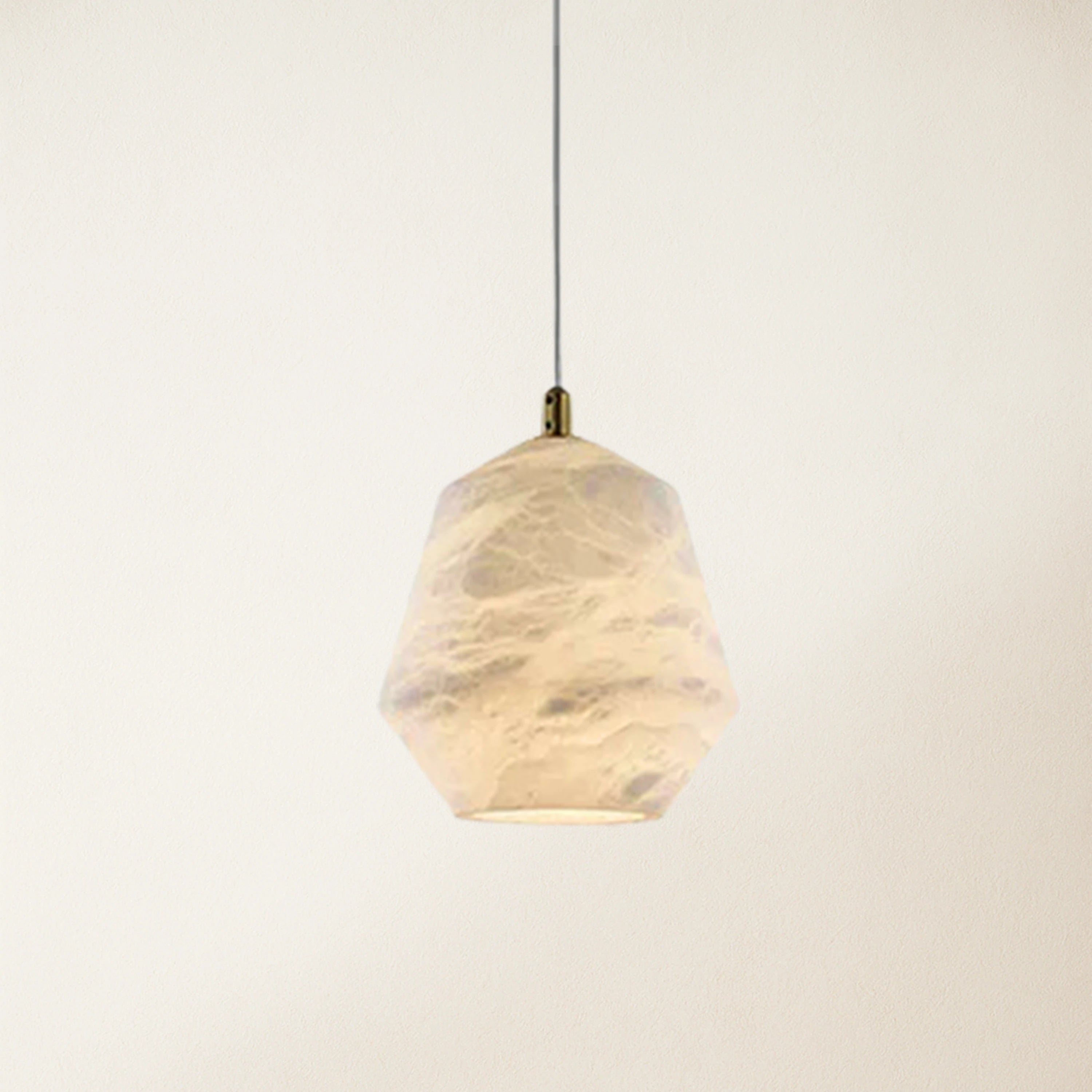 Bloom Alabaster Cascade Bell Pendant