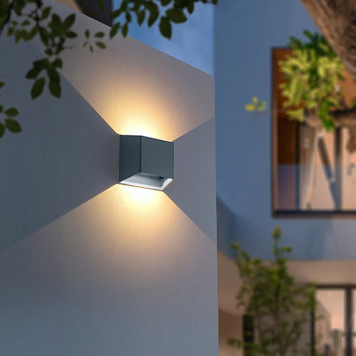 Moderne minimalistische wasserdichte LED-Wandleuchte für den Außenbereich Villa Courtyard Garden