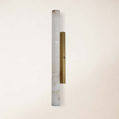 Sylvia Palladian Alabaster Wall Sconce 36"H