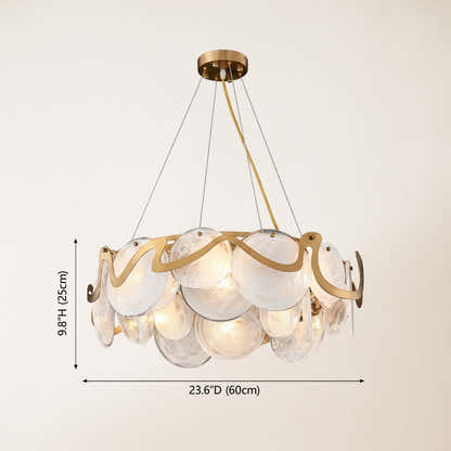 Avenor Ambient Glass Round Chandelier