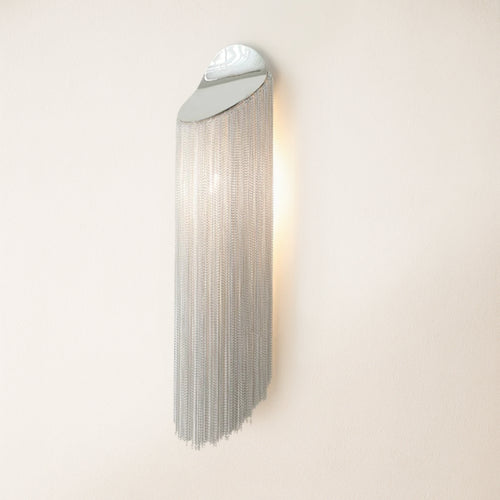 Teresa Cadena Chain Tassel Wall Sconce 26"H