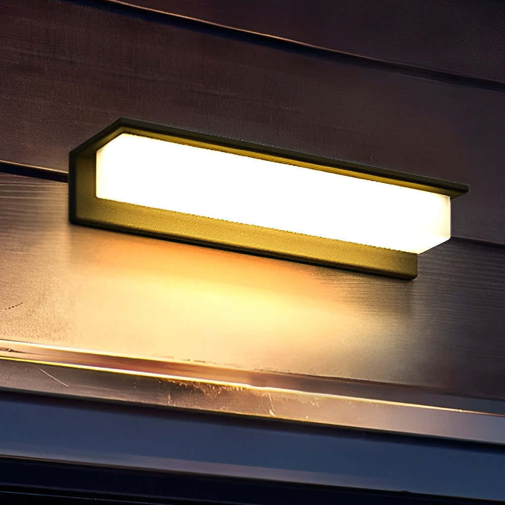 Summital Rectangular Waterproof Outdoor Wall Light