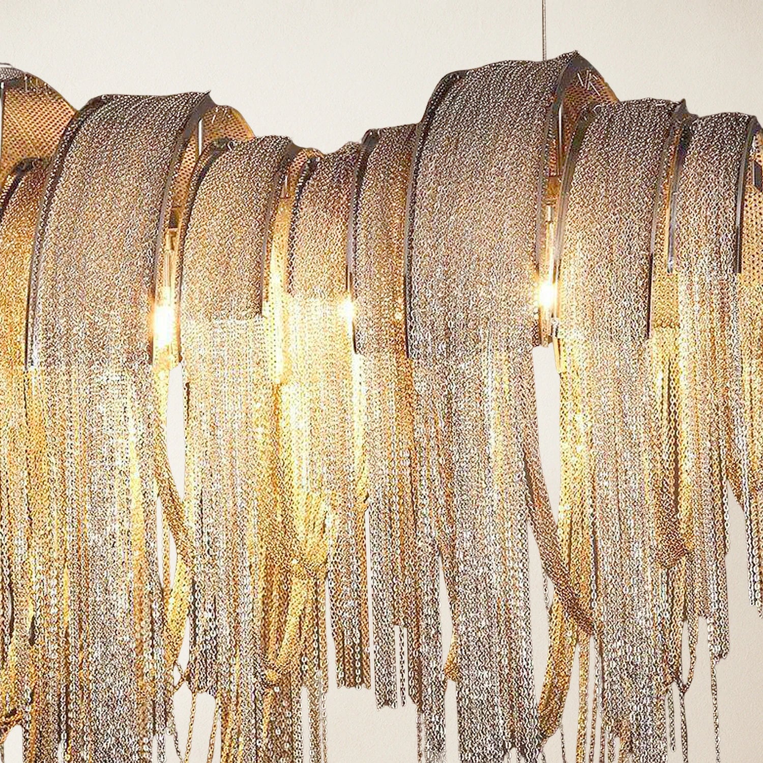 Teresa Cadena Chain Tassel Dining Room Chandelier 43"W