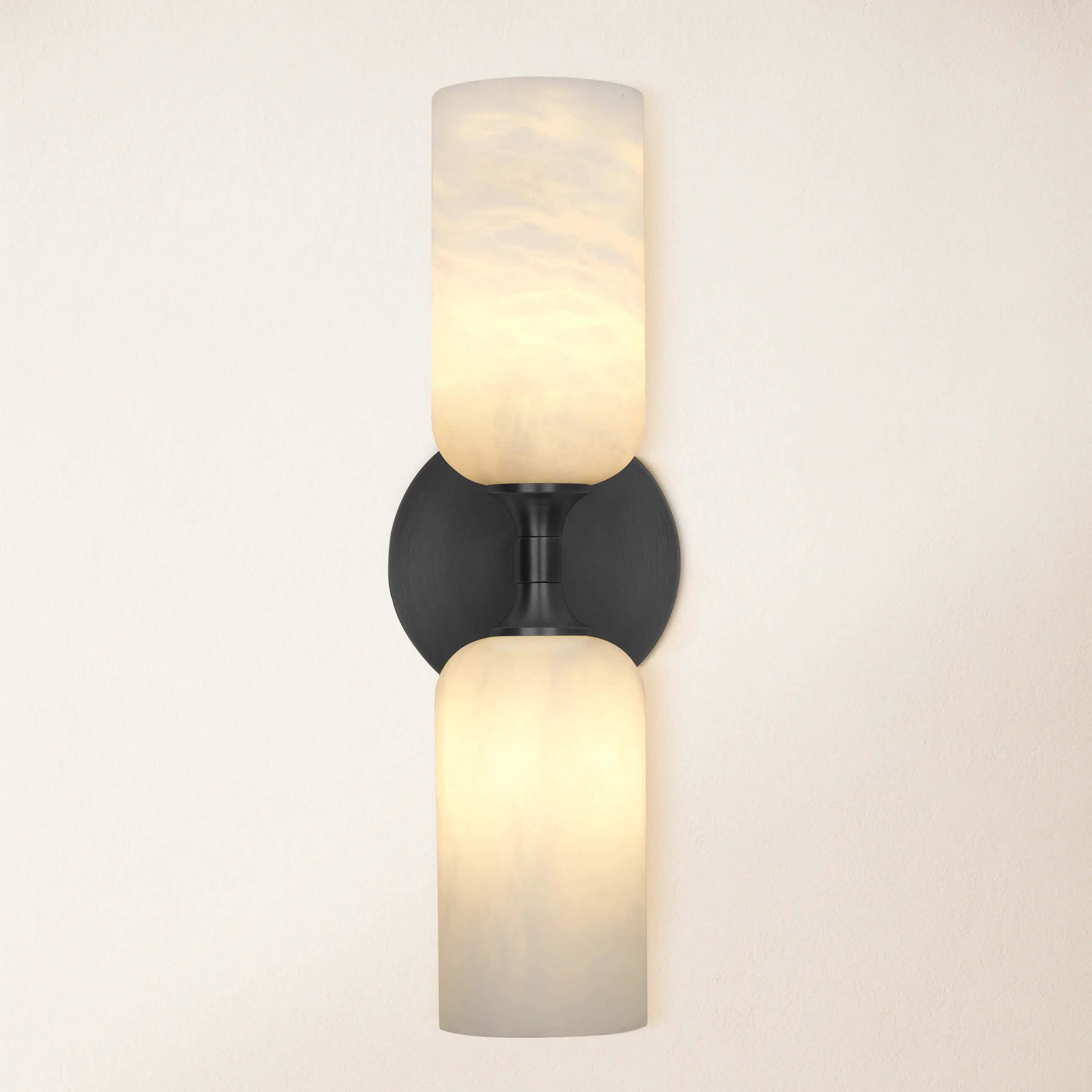 Axis Alabaster Wall Sconce 14"H