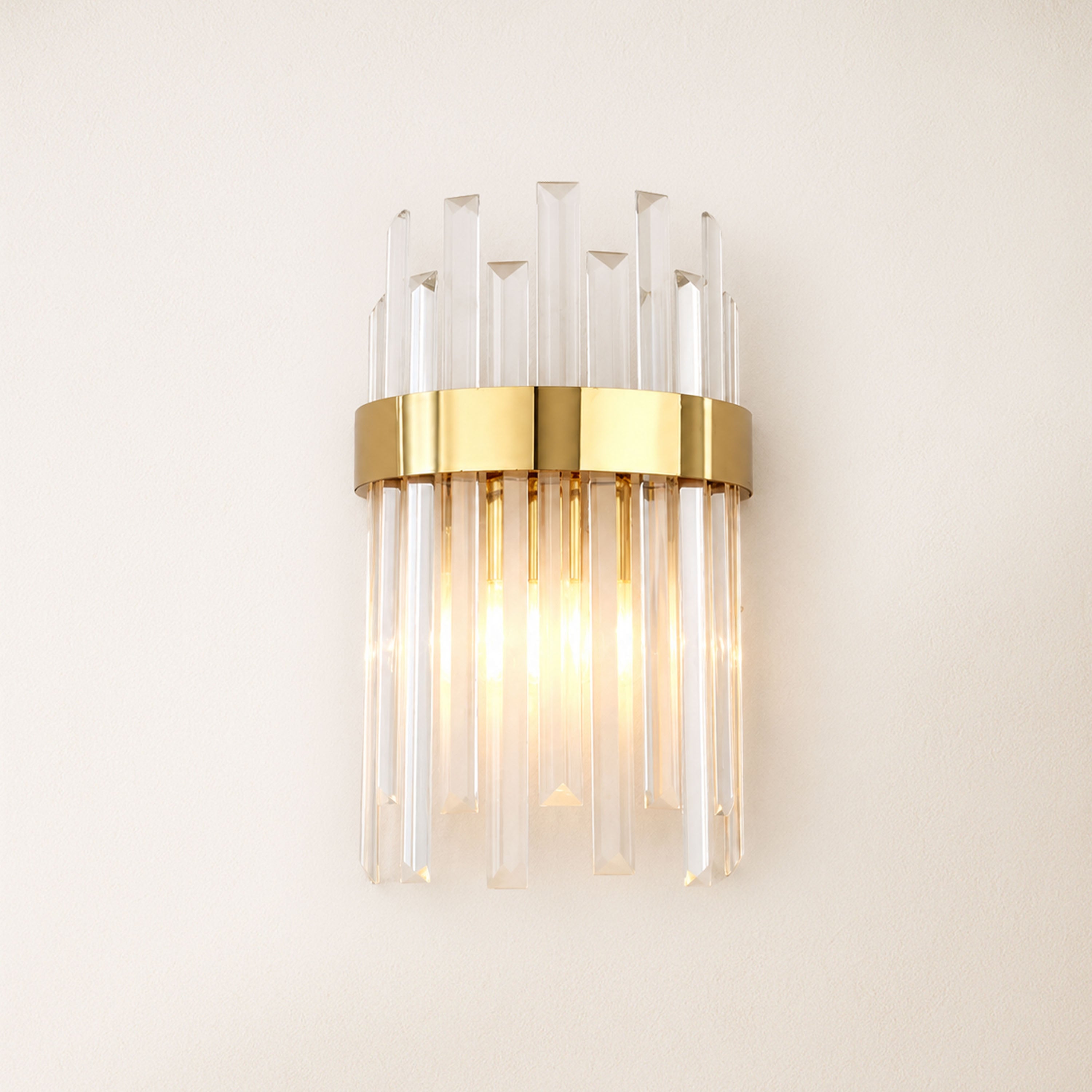 Oryana Crystal Icicle Wall Sconce 7.9