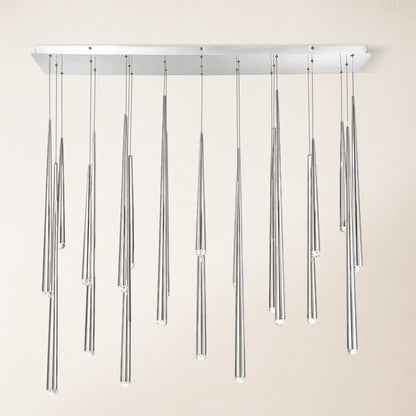 Anthropology Rectangle Crystal Pendant 54"W