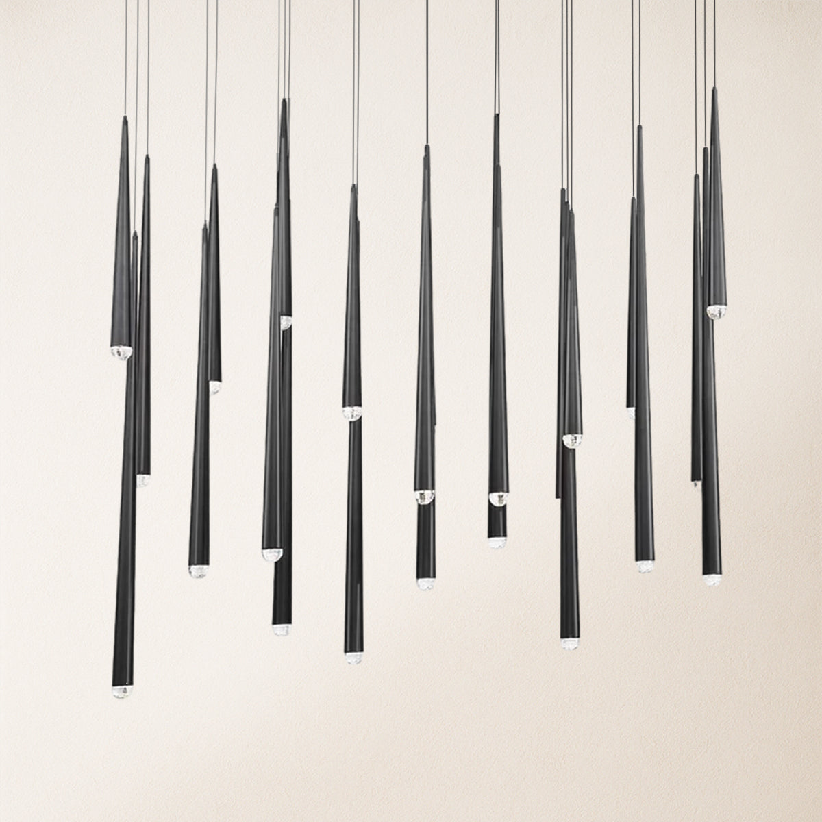 Anthropology Rectangle Crystal Pendant 54"W